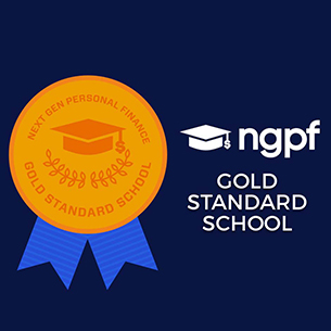  Gold Standard School logo and medal